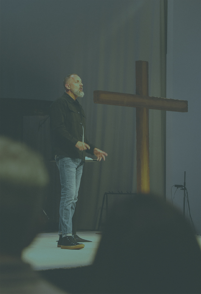 Scot Pollok preaching