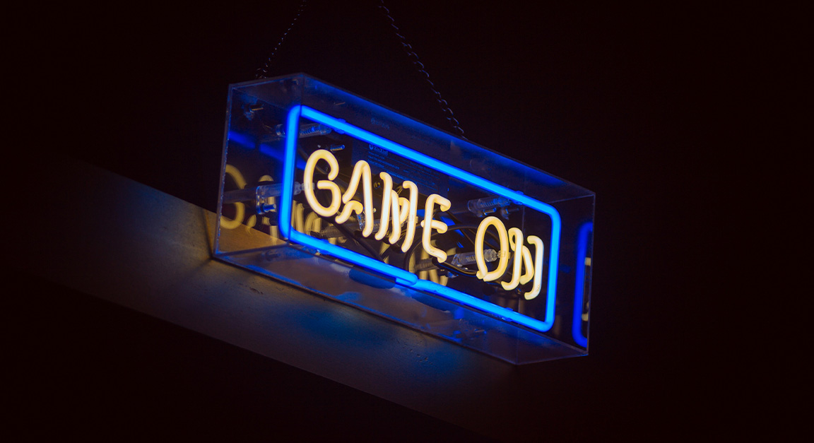 Game On neon sign
